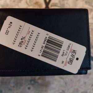 Buxton Black Wallet Tri-Fold NWT